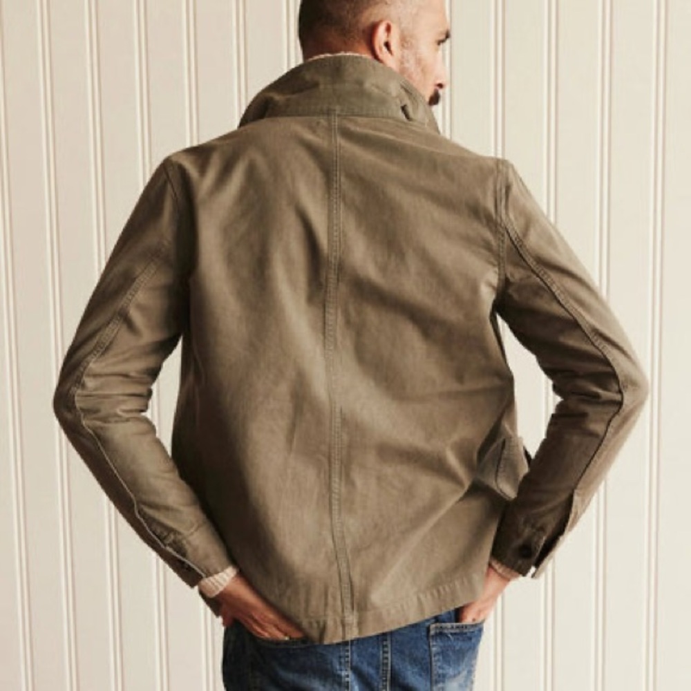 Taylor Stitch Ojai Jacket Smoked Olive Foundation Twill - Picture 4 of 12